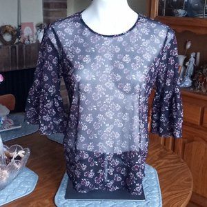 No Boundaries Sheer Blouse